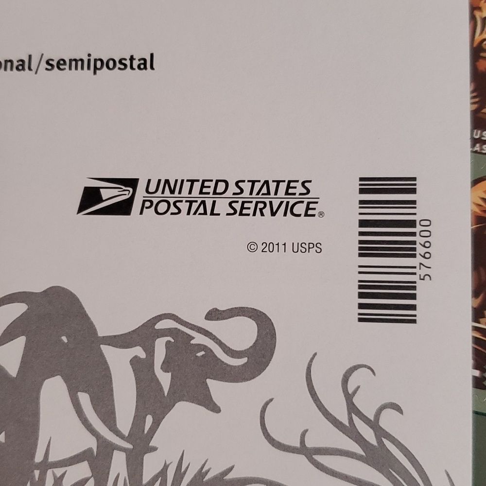 100 Save Vanishing Species Tigers Tiger USPS 2011 Forever Postage Stamps Stamp - Picture 5 of 5